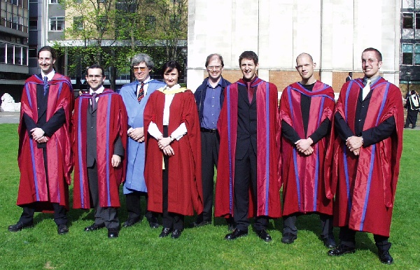 SPAT PhD graduates and supervisors