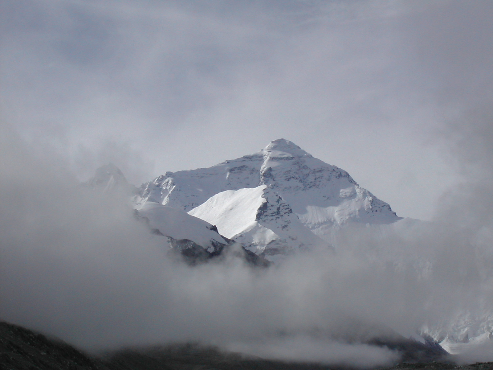 Framed by clouds